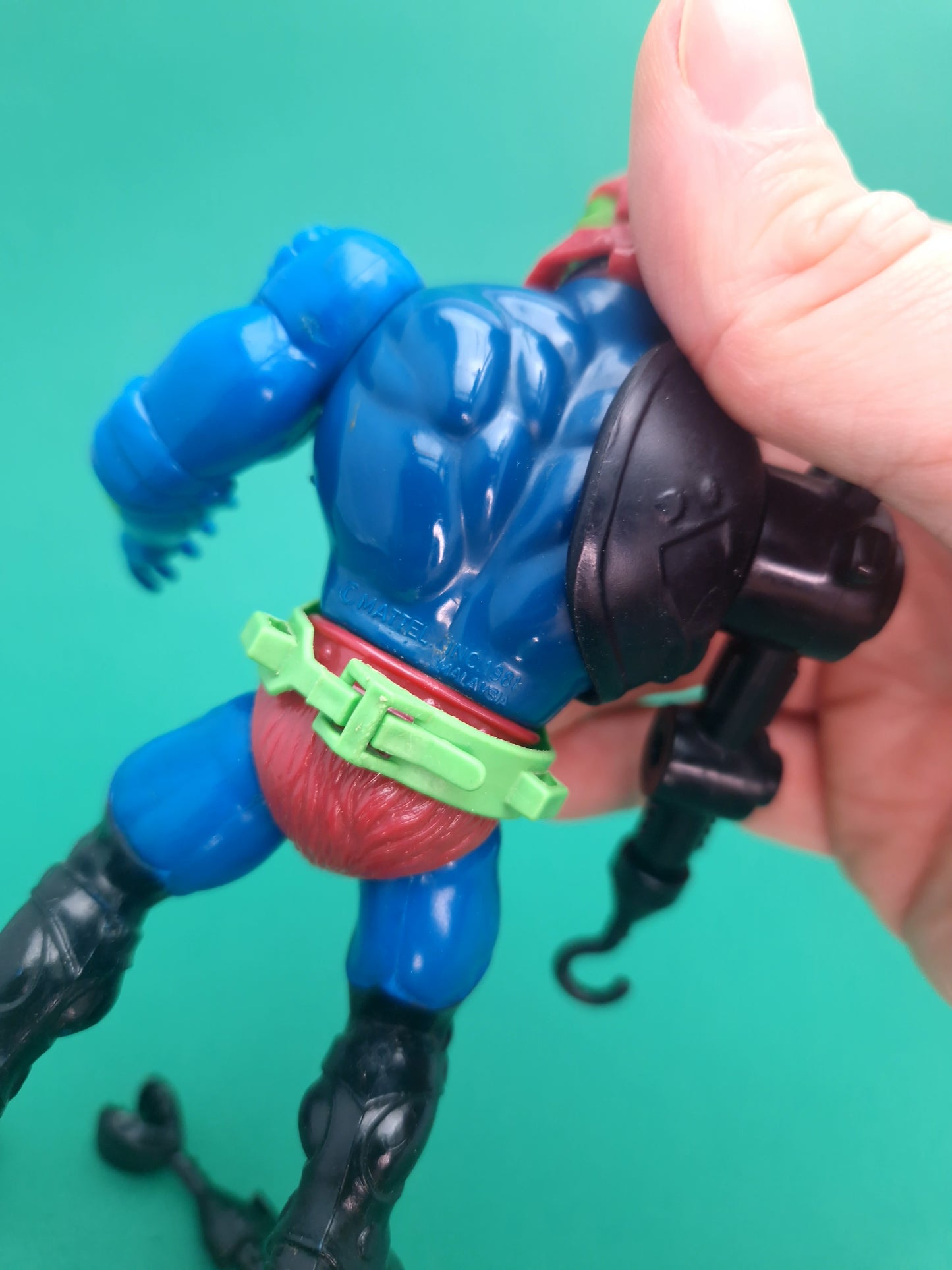 MASTERS OF THE UNIVERSE ☆ TRAP JAW Vintage Figure Complete ☆ MOTU Loose 80s Mattel