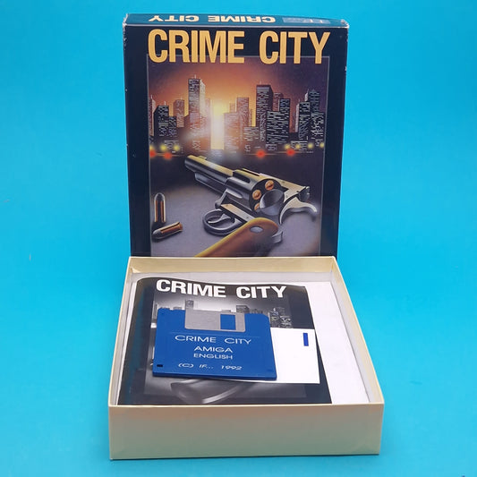 AMIGA ☆ CRIME CITY ☆ BOXED Vintage Retro Game Commodore IF..