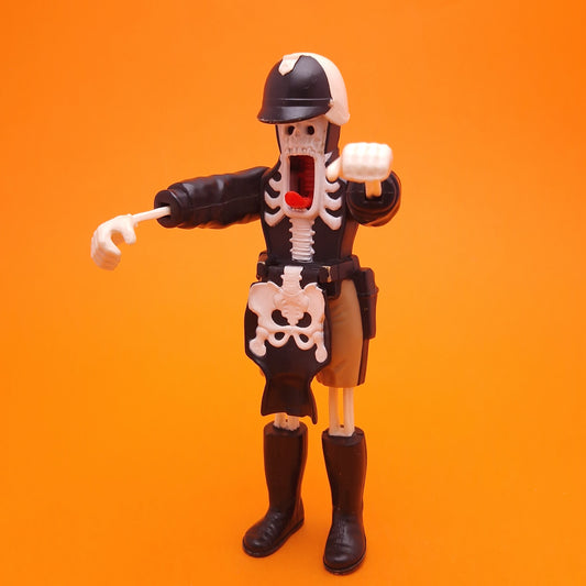 GHOSTBUSTERS ☆ X-COP GHOST HAUNTED HUMAN MAN Vintage Figure ☆ Loose 80s Kenner Original