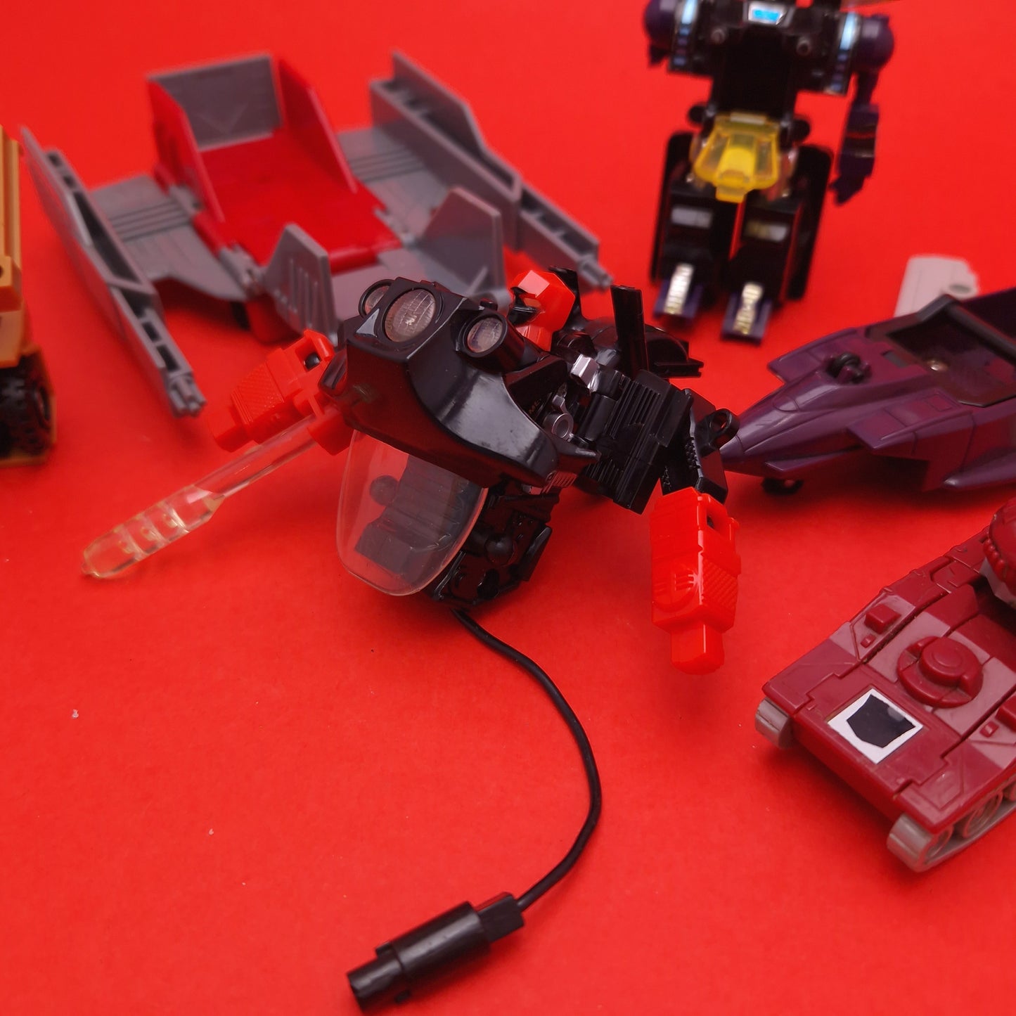 TRANSFORMERS G1 G2 ☆ Bundle Joblot Swindle Shrapnel Road Pig Parts Figure ☆ 80s Robot Vintage
