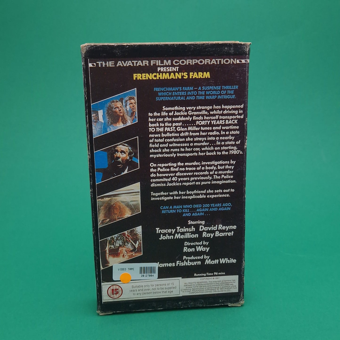 VHS Video ☆ FRENCHMANS FARM ☆ 80s Card Sleeve Horror 15 Vintage