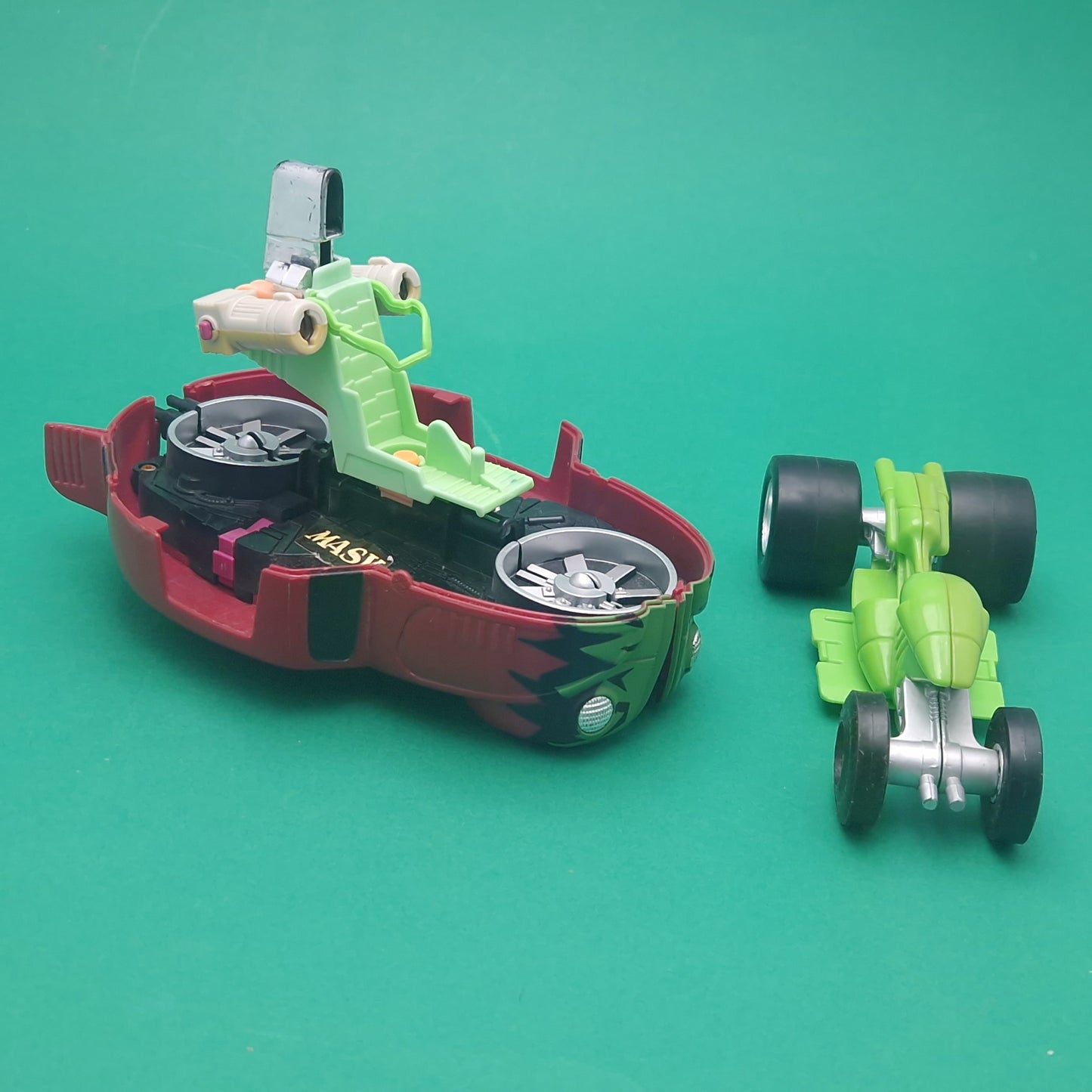 M.A.S.K ☆ DETONATOR JAQUES LAFLEUR Split Second Vintage Figure Vehicle ☆ MASK Kenner 80s Loose