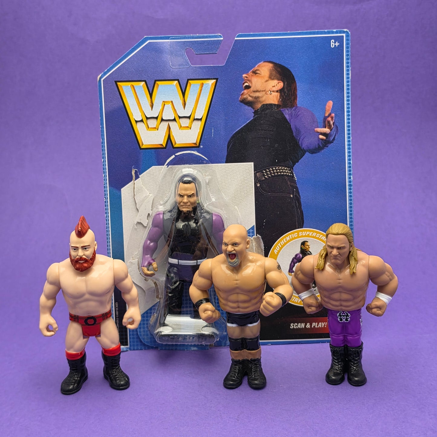 RETRO WWE SERIES ☆ SHEAMUS JEFF HARDY GOLDBERG HHH Action Figure ☆ Loose Mattel WWF