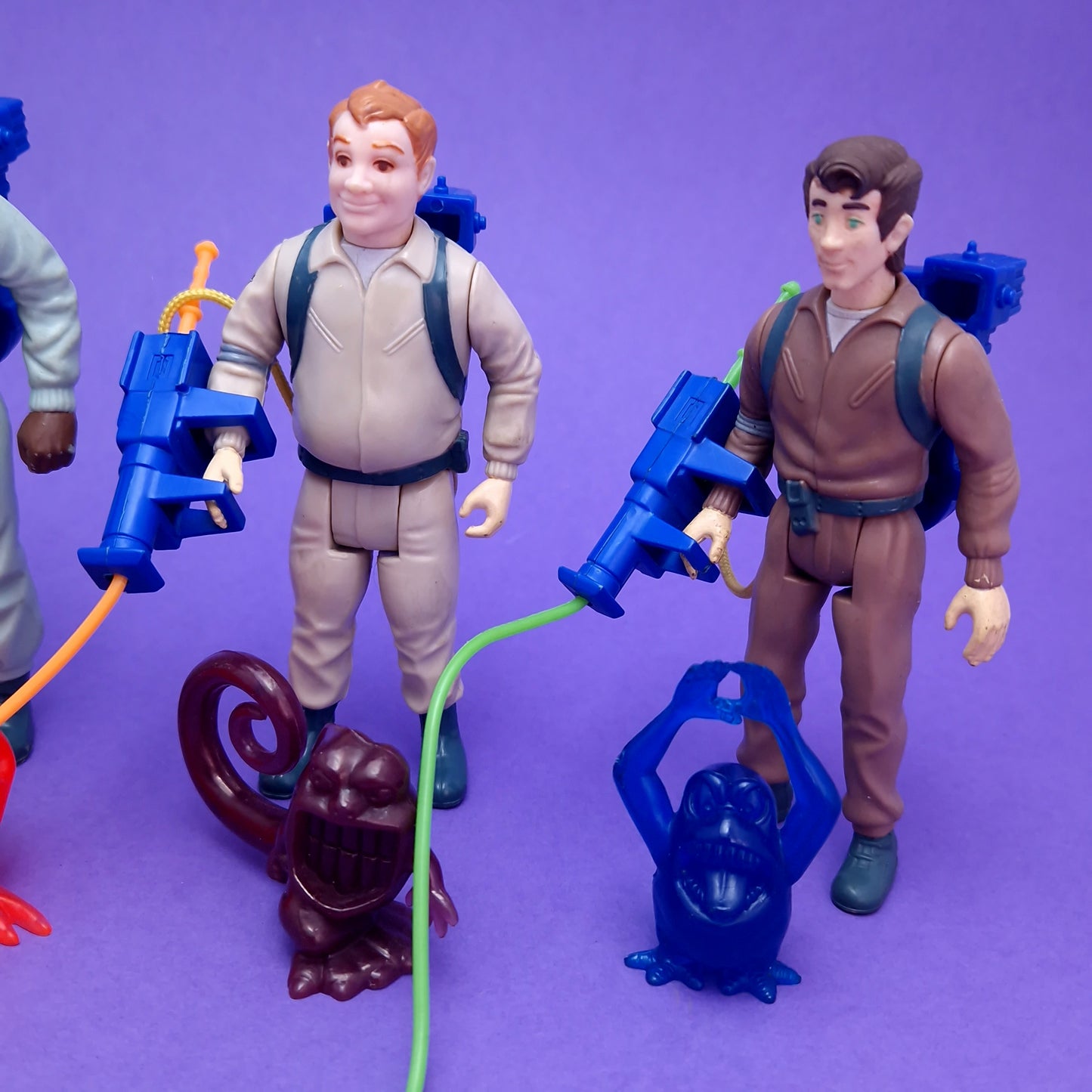 GHOSTBUSTERS ☆ ORIGINAL SET OF 4 Vintage Figure ☆ Loose 80s Kenner Complete