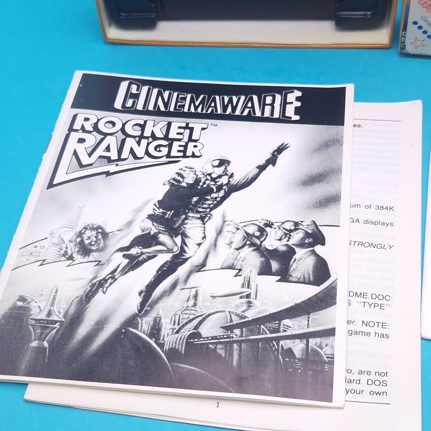 IBM PC ☆ ROCKET RANGER ☆ BOXED Vintage Retro Game 3.5" & 5.25" Disk