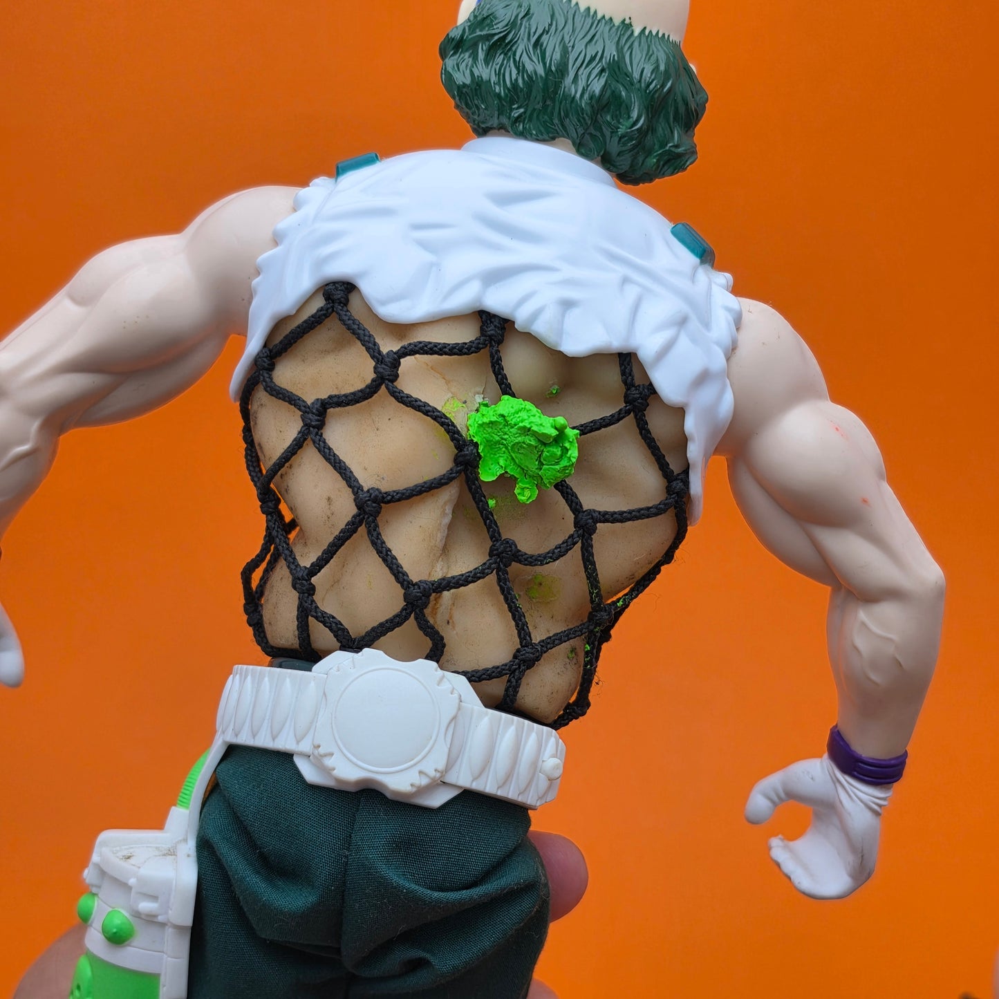 ACTION MAN ☆ Professor Dr Gangrene Toxic Backpack Figure ☆ Vintage HASBRO 90's Loose