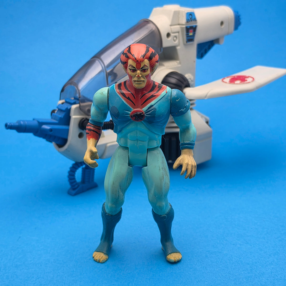THUNDERCATS ☆ HOVERCAT TURBO CRAFT & TYGRA Figure Vehicle ☆ Vintage LJN 80s
