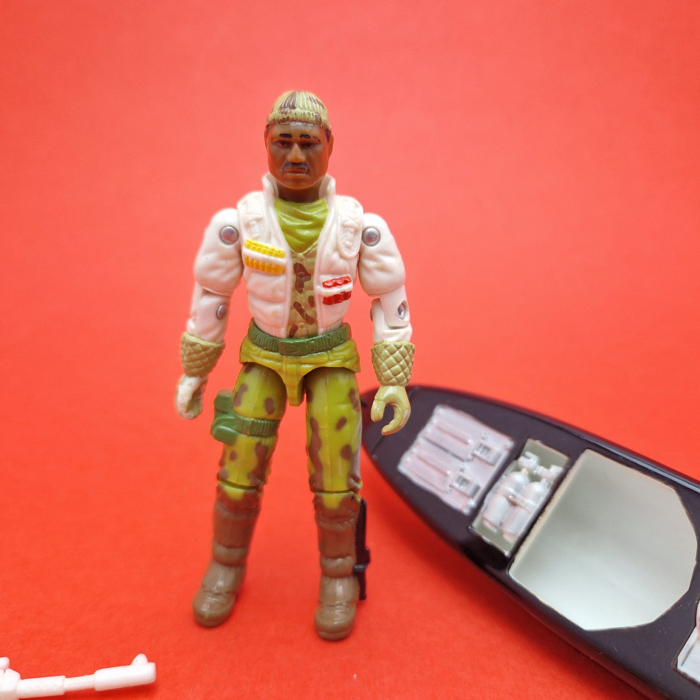 GI JOE ☆ STALKER V2 Action Figure ☆ Vintage Action Force Hasbro 1989