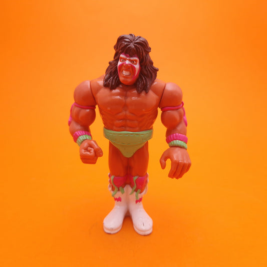 WWF HASBRO ☆ ULTIMATE WARRIOR Vintage Wrestling Figure ☆ Original 90s Series 1