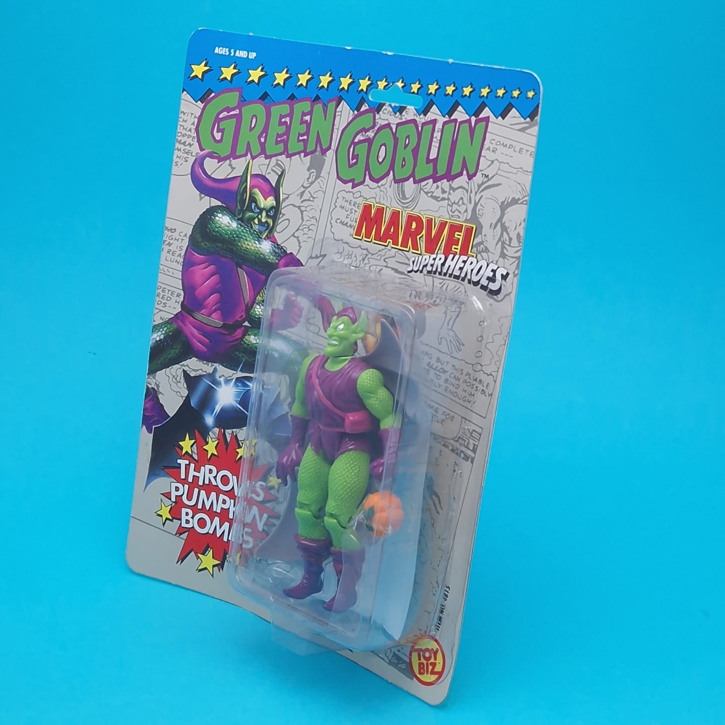 MARVEL SUPERHEROES ☆ GREEN GOBLIN Vintage Figure ☆ Original Carded Toybiz 90s
