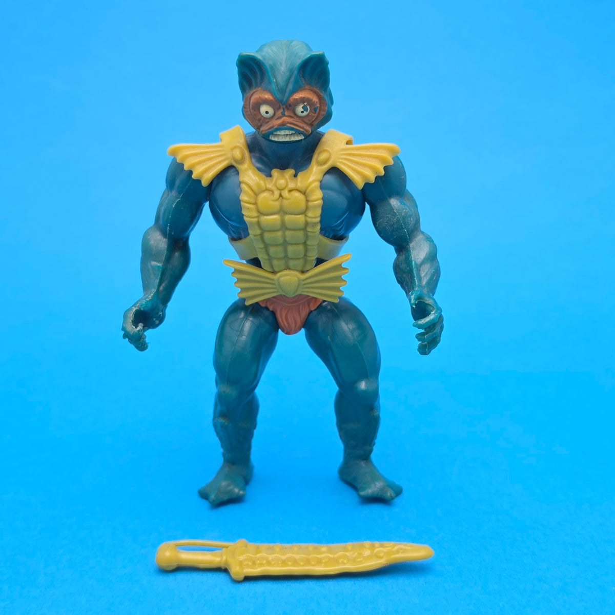MASTERS OF THE UNIVERSE ☆ MER-MAN Vintage Figure ☆ MOTU 80s Mattel