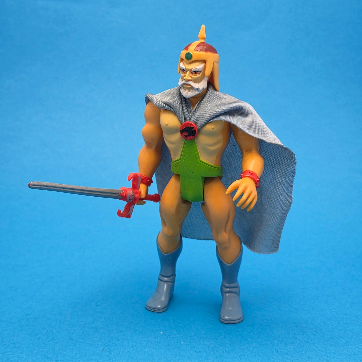 THUNDERCATS ☆ JAGA Complete Cape Action Figure ☆ Vintage LJN Original 80s