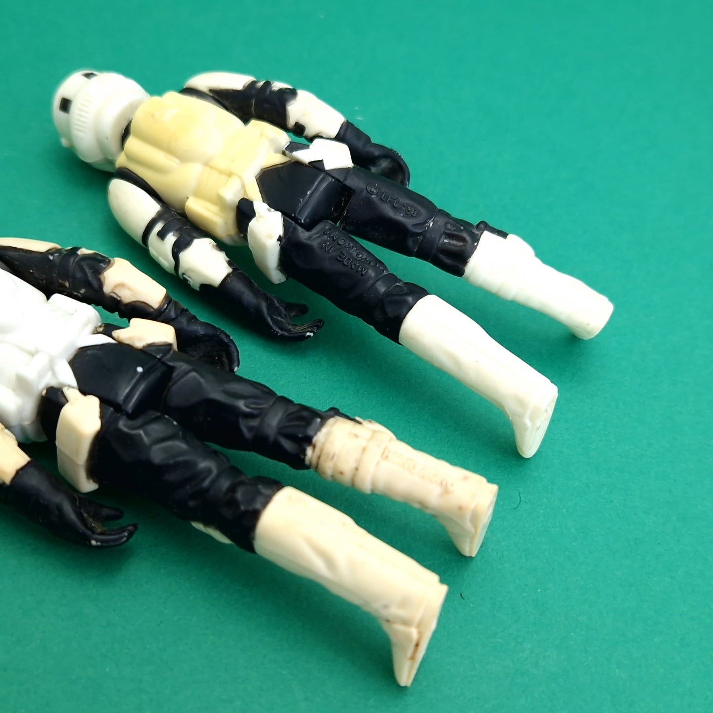 STAR WARS ☆ BIKER SCOUT x2 Vintage Action Figures  ☆ Original Kenner