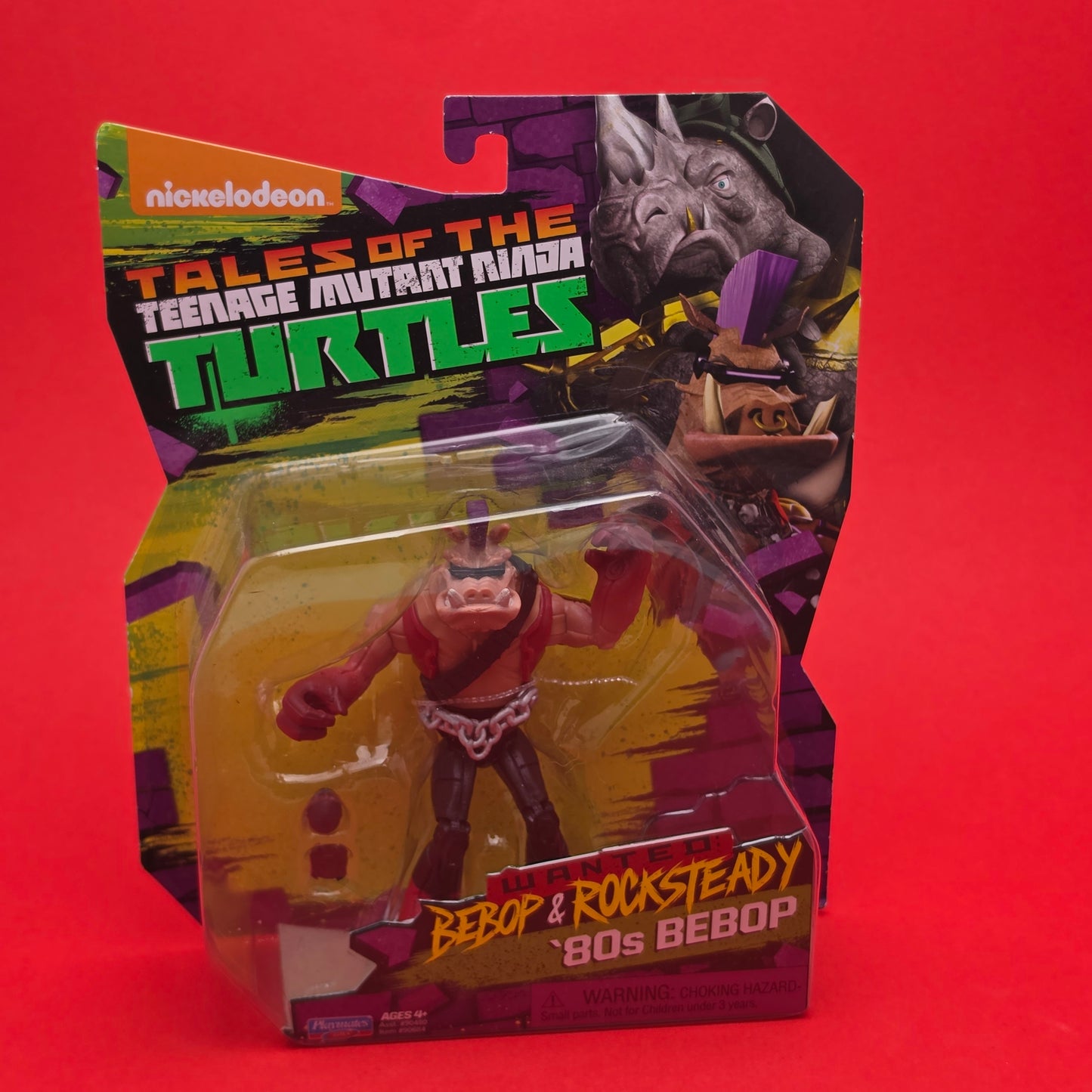 TEENAGE MUTANT NINJA TURTLES ☆ TALES WANTED 80s BEBOP & ROCKSTEADY Figures ☆ Carded