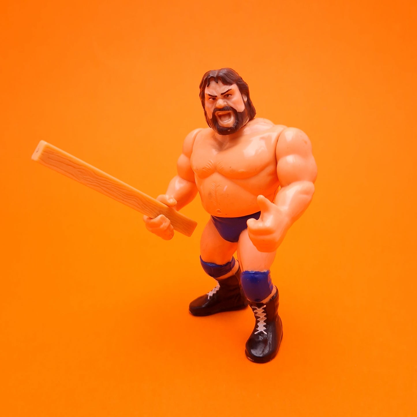 WWF HASBRO HACKSAW JIM DUGGAN Vintage Wrestling Figure ☆ Series 1 90s Loose 2X4