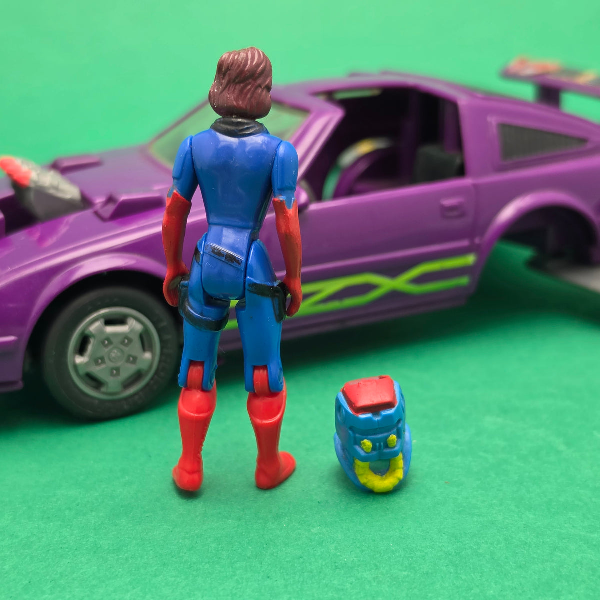 M.A.S.K ☆ VANESSA WARFIELD MANTA Vintage Figure Vehicle ☆ MASK Kenner 80s Loose