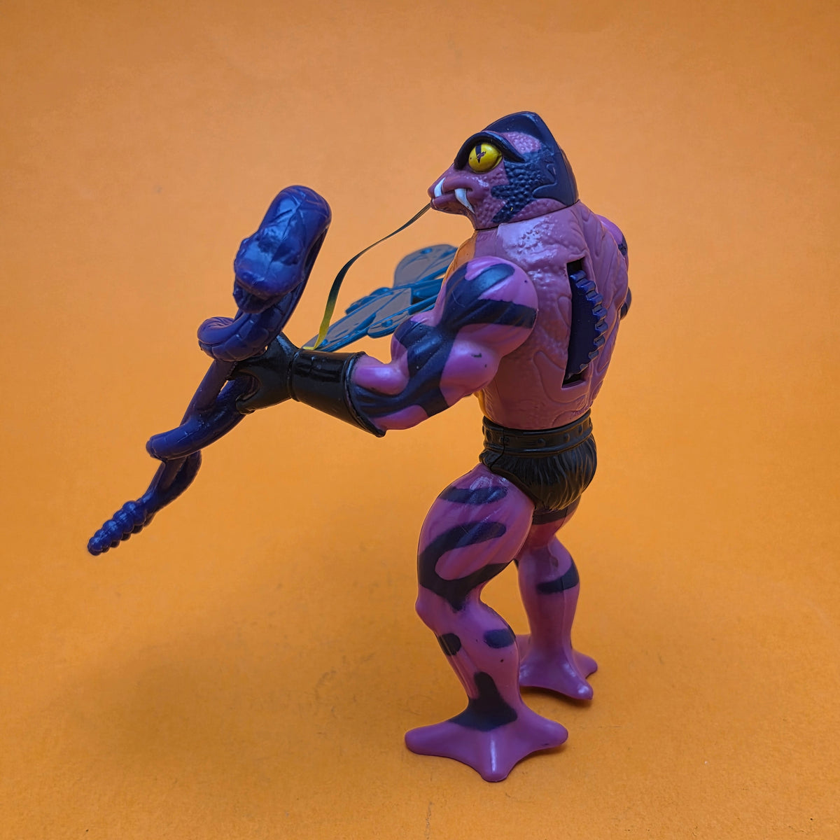 MASTERS OF THE UNIVERSE ☆ TUNG LASHOR Vintage Figure ☆ MOTU Loose 80s Mattel