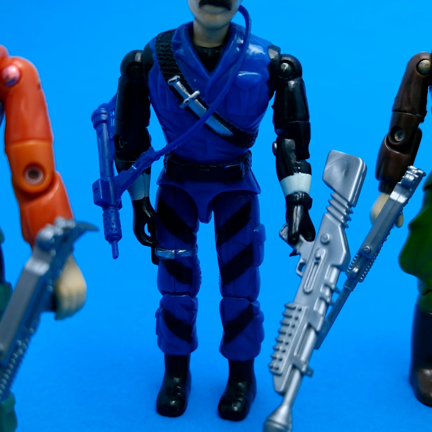 THE CORPS ☆ Bundle of 7 Action Figures with accessories ☆ Vintage Action Force Lanard  gi joe style