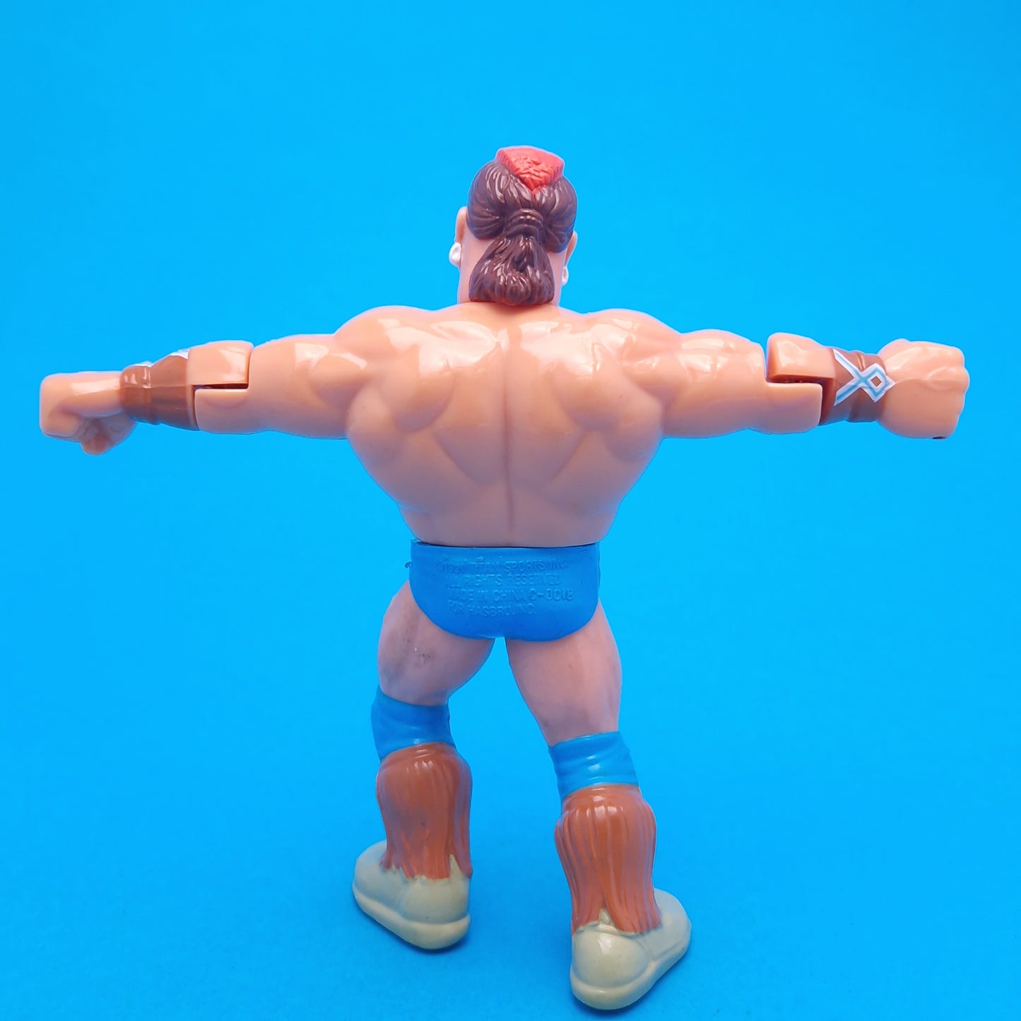 WWF HASBRO ☆ TATANKA Vintage Wrestling Figure ☆ Original 90s Series 6