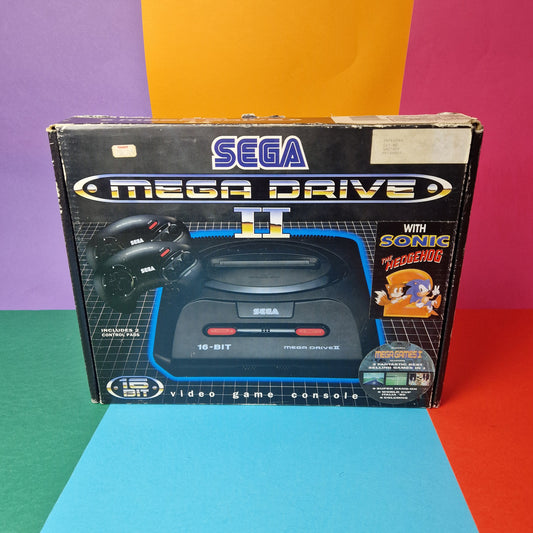 SEGA MEGADRIVE ☆ MEAGDRIVE 2 BOXED SONIC MEGA GAMES 1 Bundle CONSOLE ☆ Vintage Retro Controllers