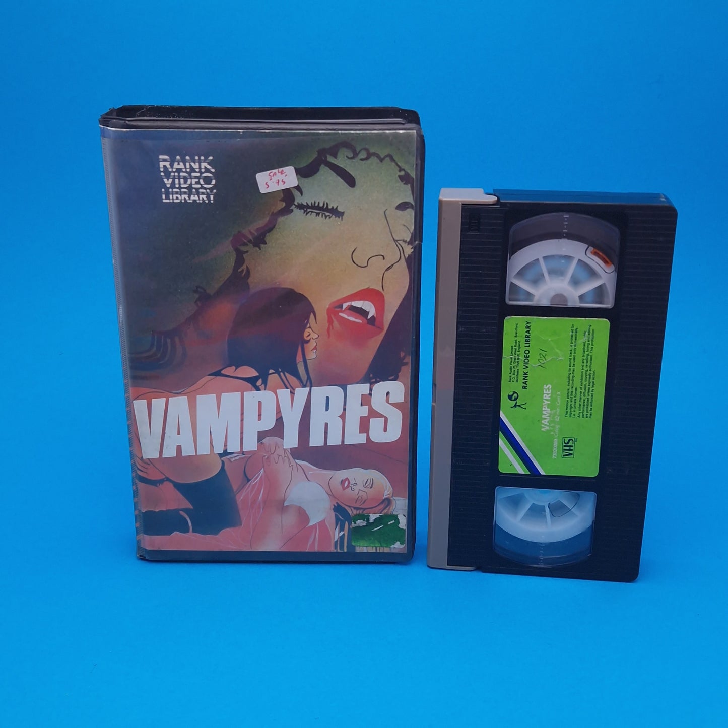 VHS Video ☆ VAMPYRES RANK VIDEO LIBRARY Big Box Clam Shell Pre Cert Tape Cassette
