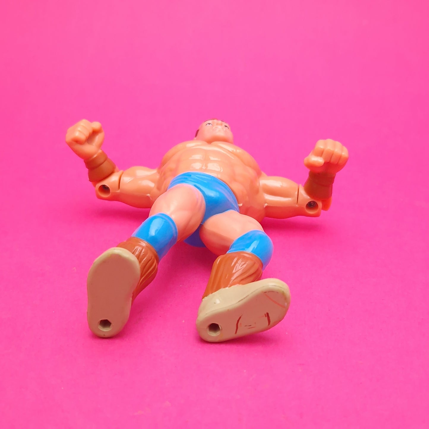 WWF HASBRO ☆ TATANKA Vintage Wrestling Figure ☆ Original 90s Series 6 Bio Card