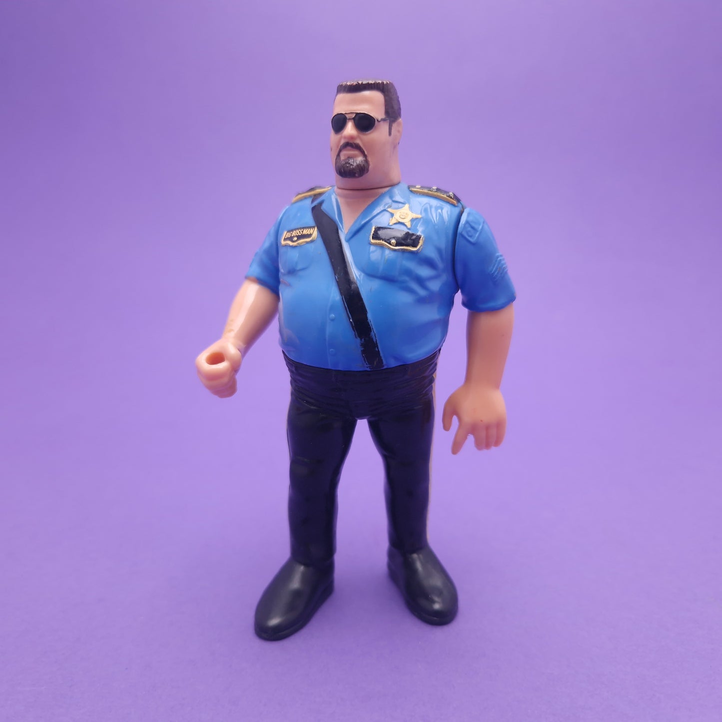 WWF HASBRO THE BIG BOSS MAN Vintage Wrestling Figure ☆ Original 90s Series 1