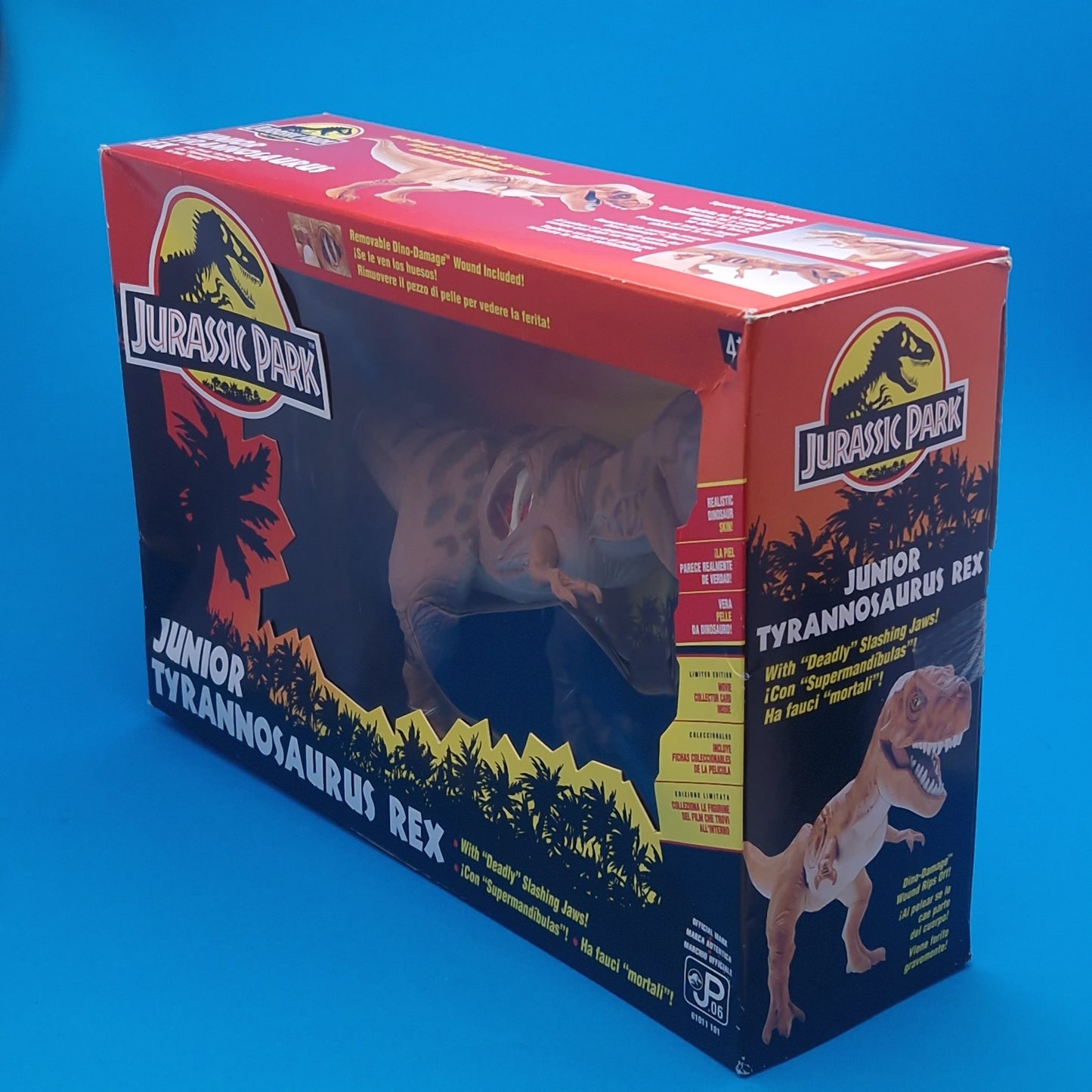 JURASSIC PARK ☆ JUNIOR (YOUNG) TYRANNOSAURUS REX Figure ☆ Sealed MISB World T-REX
