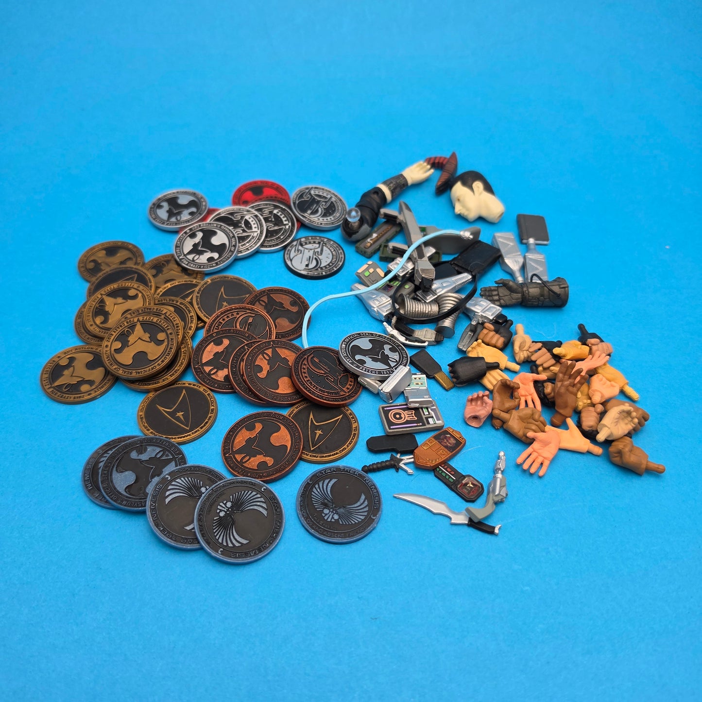 STAR TREK ☆ NEXT GEN ORIGINAL Wave Spares Parts Bundle ☆ Diamond Select Art Asylum