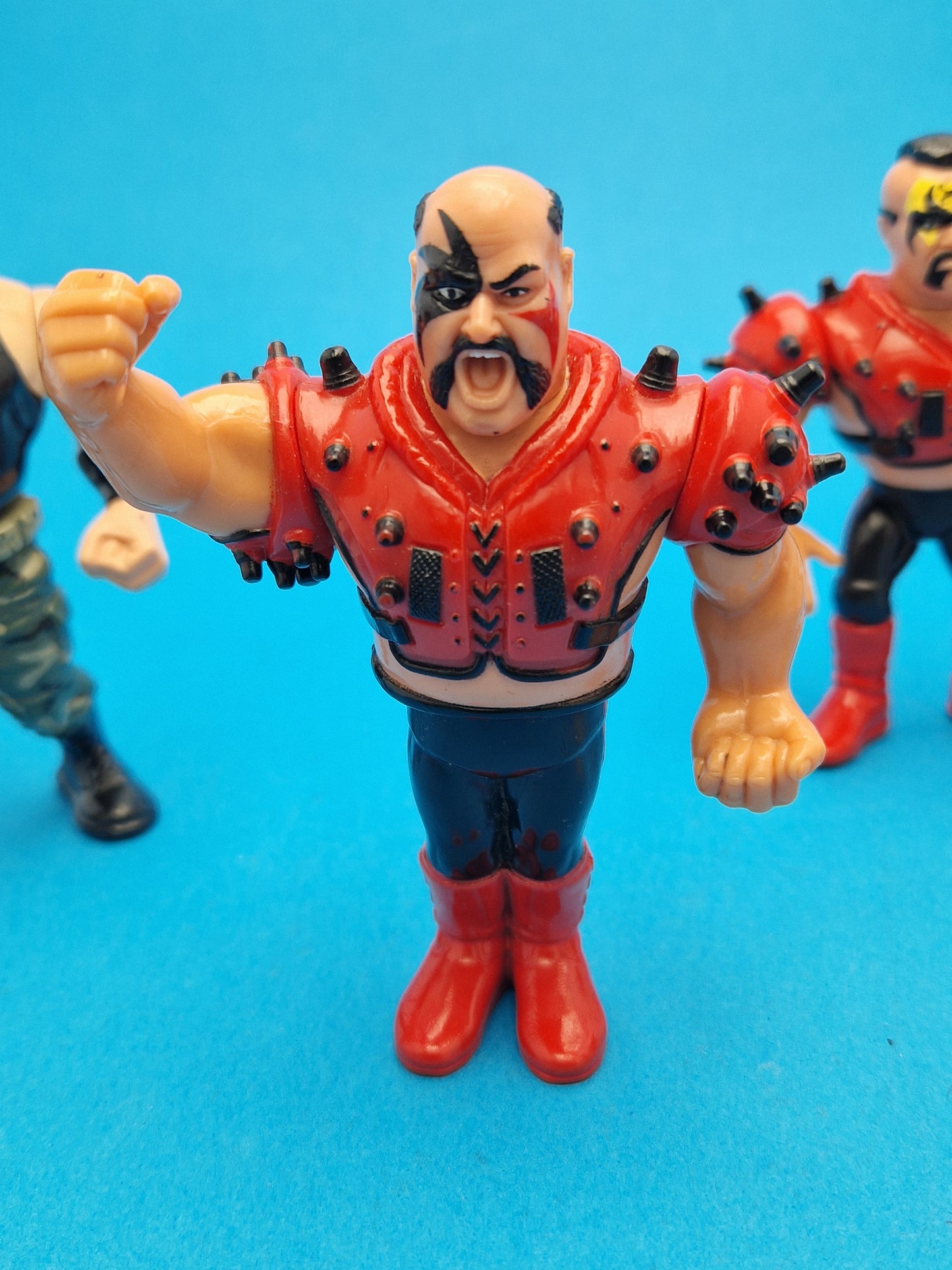 WWF HASBRO ☆ 6x Bundle LOD HULK WARRIROR SLAUGHTER TEXAS Vintage Wrestling Figure ☆ Original 90s