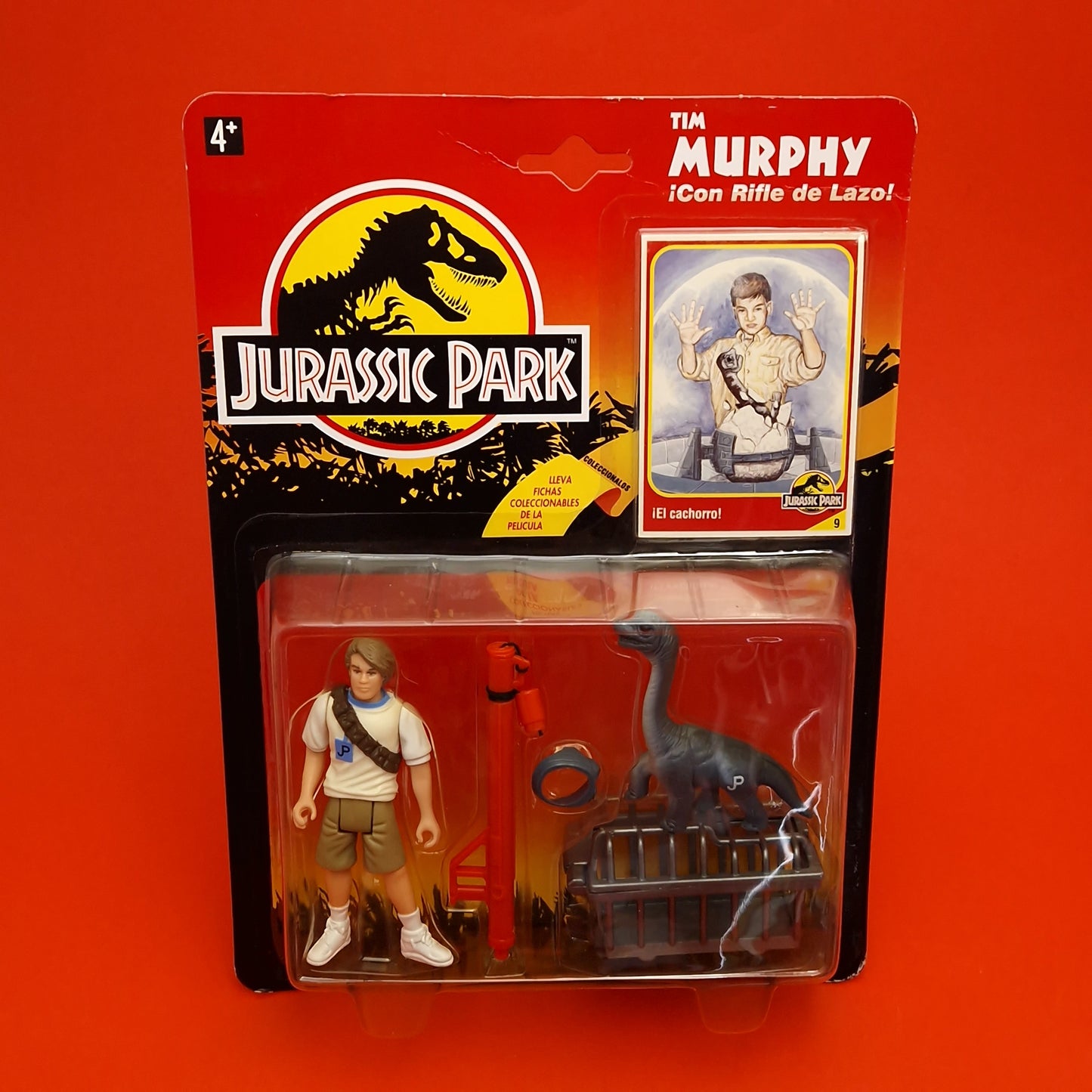 JURASSIC PARK ☆ TIM MURPHY Vintage Figure ☆ Sealed MOC World Carded Spain