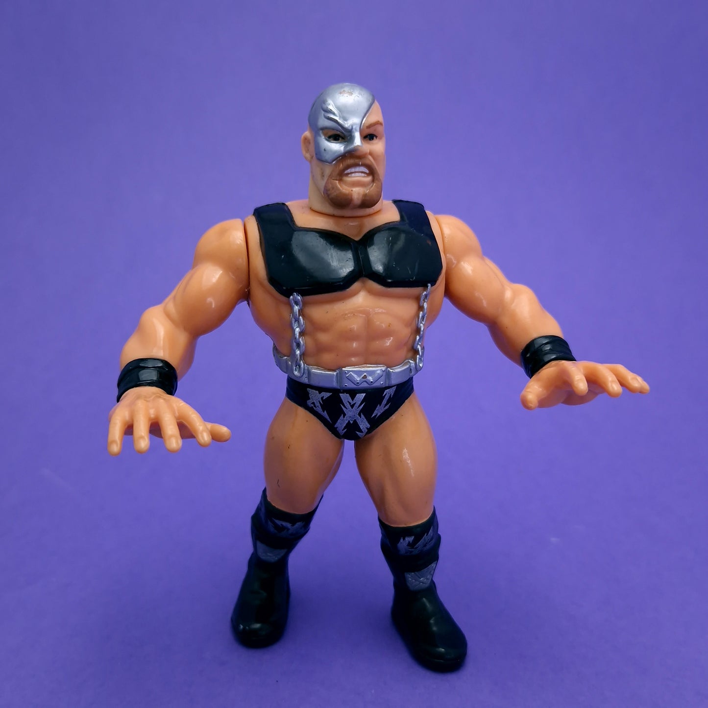 WWF HASBRO ☆ WARLORD Vintage Wrestling Figure ☆ Series 5 Bio Card Original 90s