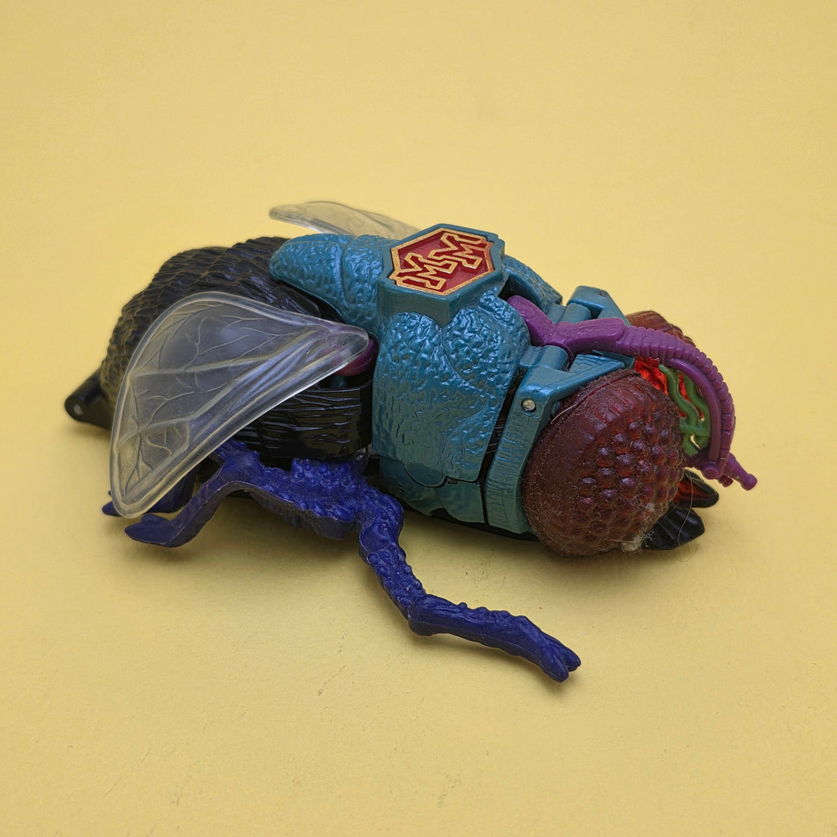 MIGHTY MAX ☆ SQUISHES THE FLY Doom Zones Vintage Figure Playset ☆ Complete