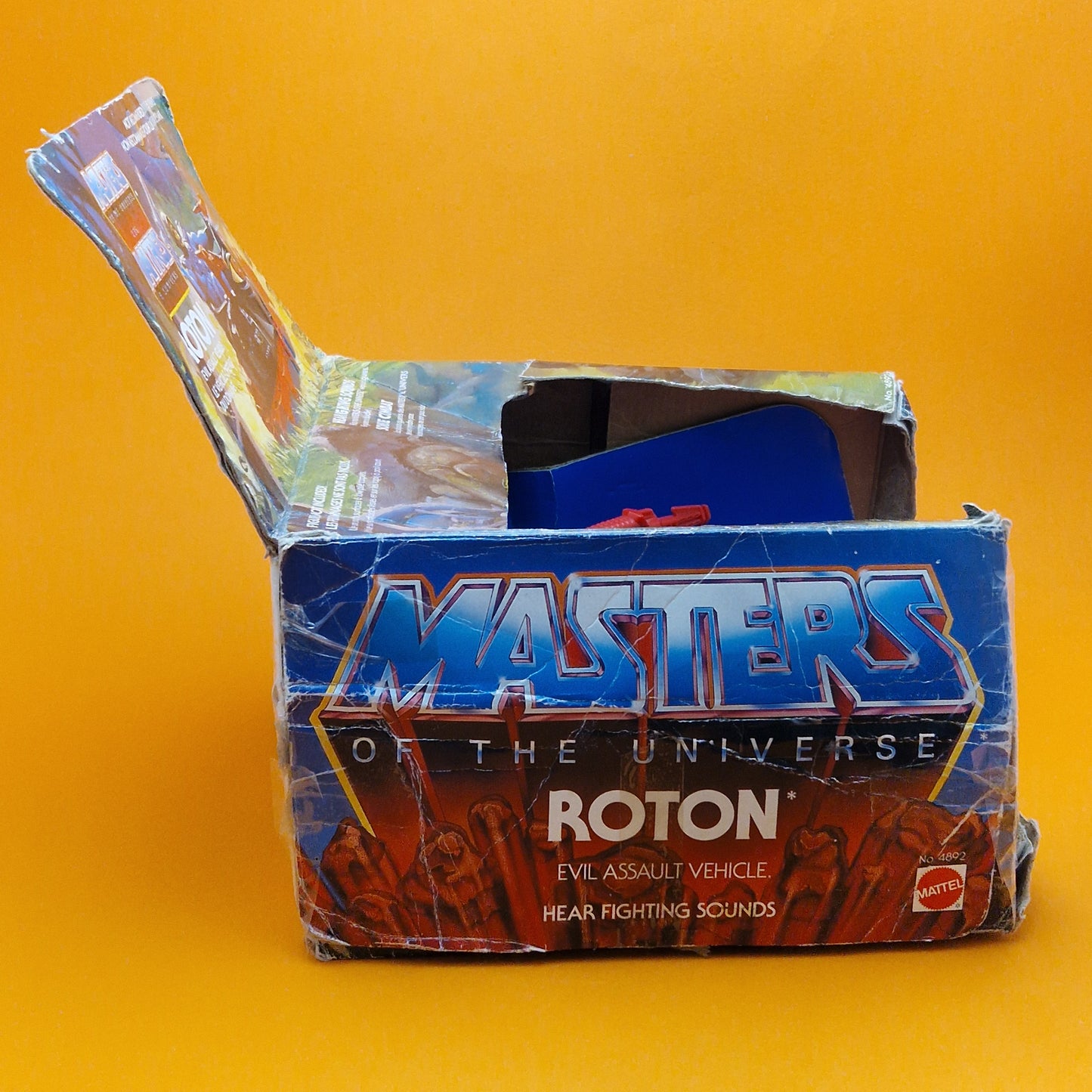 MASTERS OF THE UNIVERSE ☆ ROTON Complete Vintage Figure Vehicle ☆ MOTU 80s Mattel Boxed