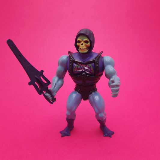 MASTERS OF THE UNIVERSE ☆ BATTLE ARMOUR SKELETOR Vintage Figure ☆ MOTU 80s