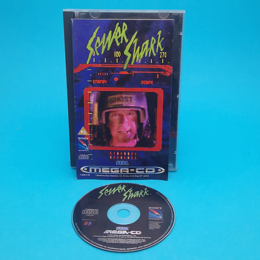 SEGA MEGA-CD ☆ SEWER SHARK ☆ Vintage Retro Game Boxed & Complete PAL CIB