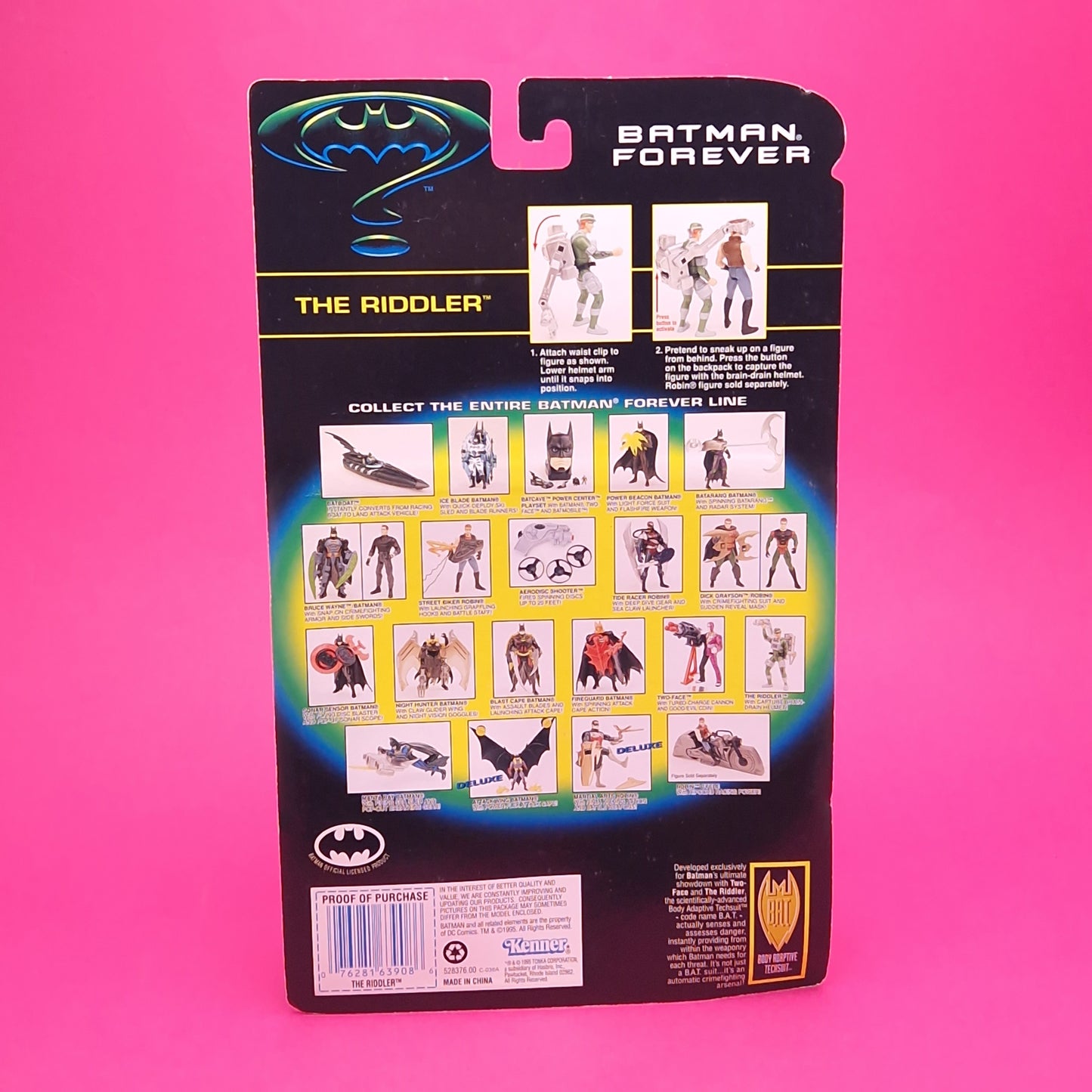 BATMAN FOREVER ☆ Target Exclusive RIDDLER Figure ☆ Vintage Kenner CARDED