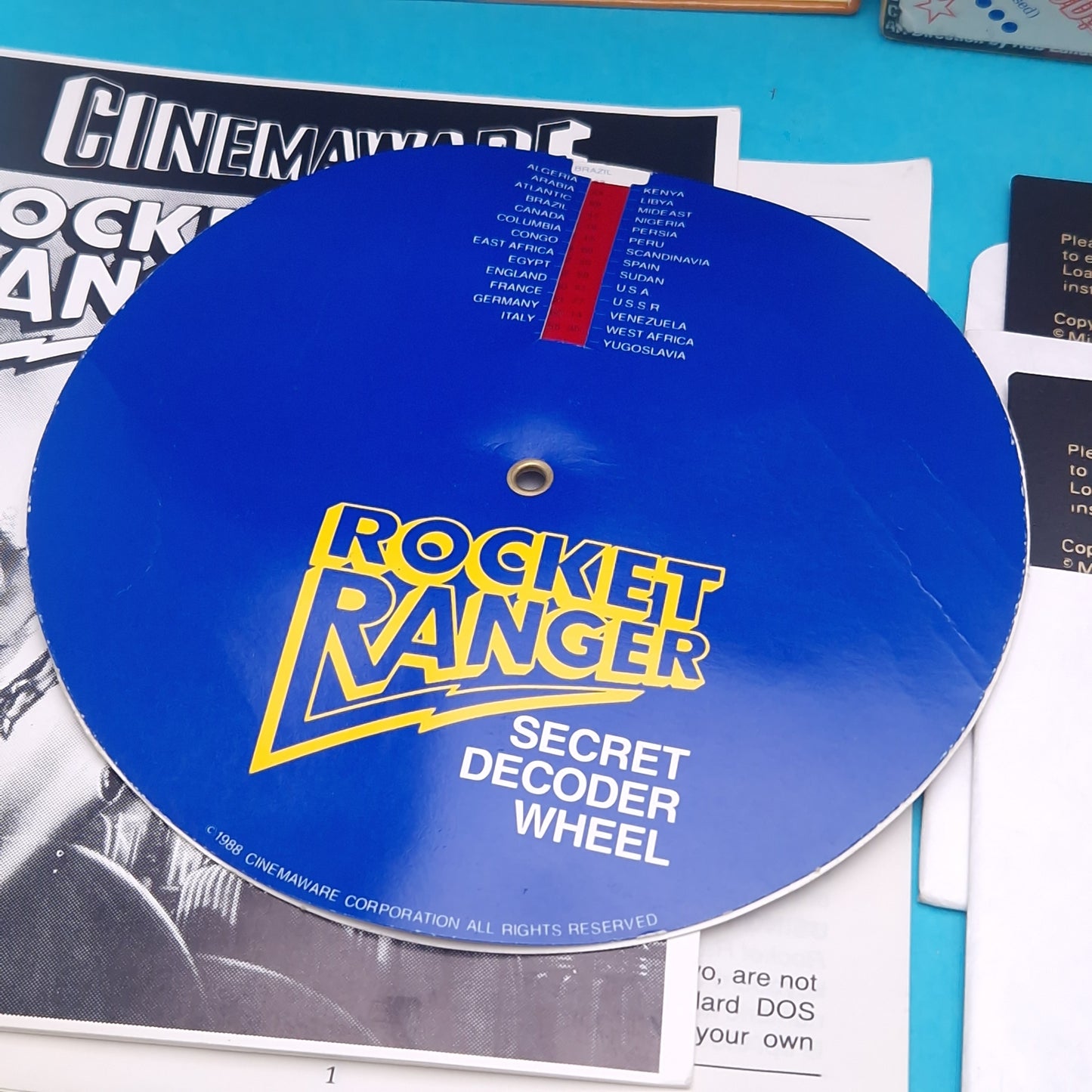 IBM PC ☆ ROCKET RANGER ☆ BOXED Vintage Retro Game 3.5" & 5.25" Disk
