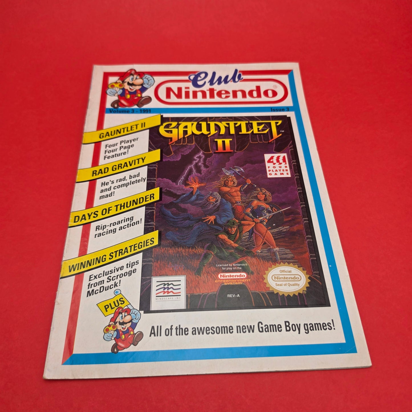 CLUB NINTENDO ☆ Vol 3 Issue 1 -6 1991  ☆ Retro Gaming Magazine NES SNES