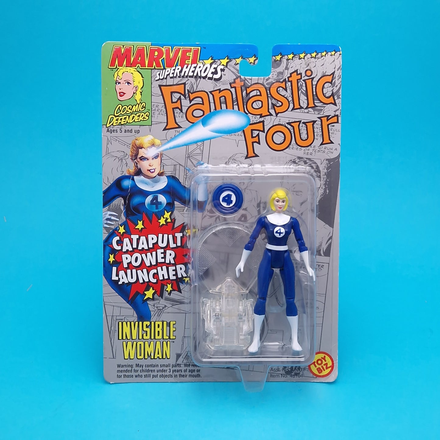 MARVEL SUPERHEROES ☆ INVISIBLE WOMAN Figure ☆ Original MOC Sealed Carded Toybiz 90s