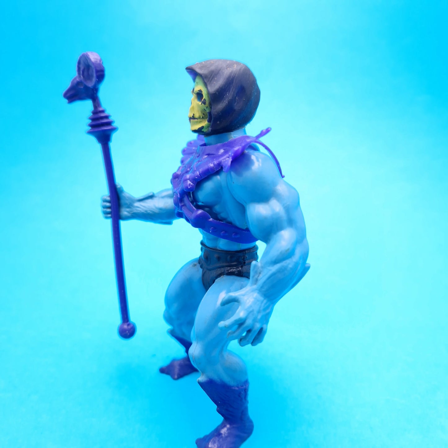 MASTERS OF THE UNIVERSE ☆ SKELETOR FRANCE Vintage Figure ☆ MOTU Loose 80s Mattel