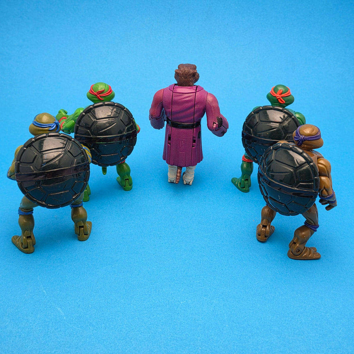 TEENAGE MUTANT NINJA TURTLES ☆ SPLINTER RAPH LEO DON MICKEY Mutatin Mutations Figure ☆ Vintage