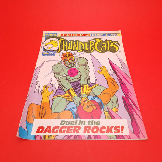 THUNDERCATS COMIC ☆ Vol 35 Vintage Original ☆ 80s Marvel Duel in Danger Rocks