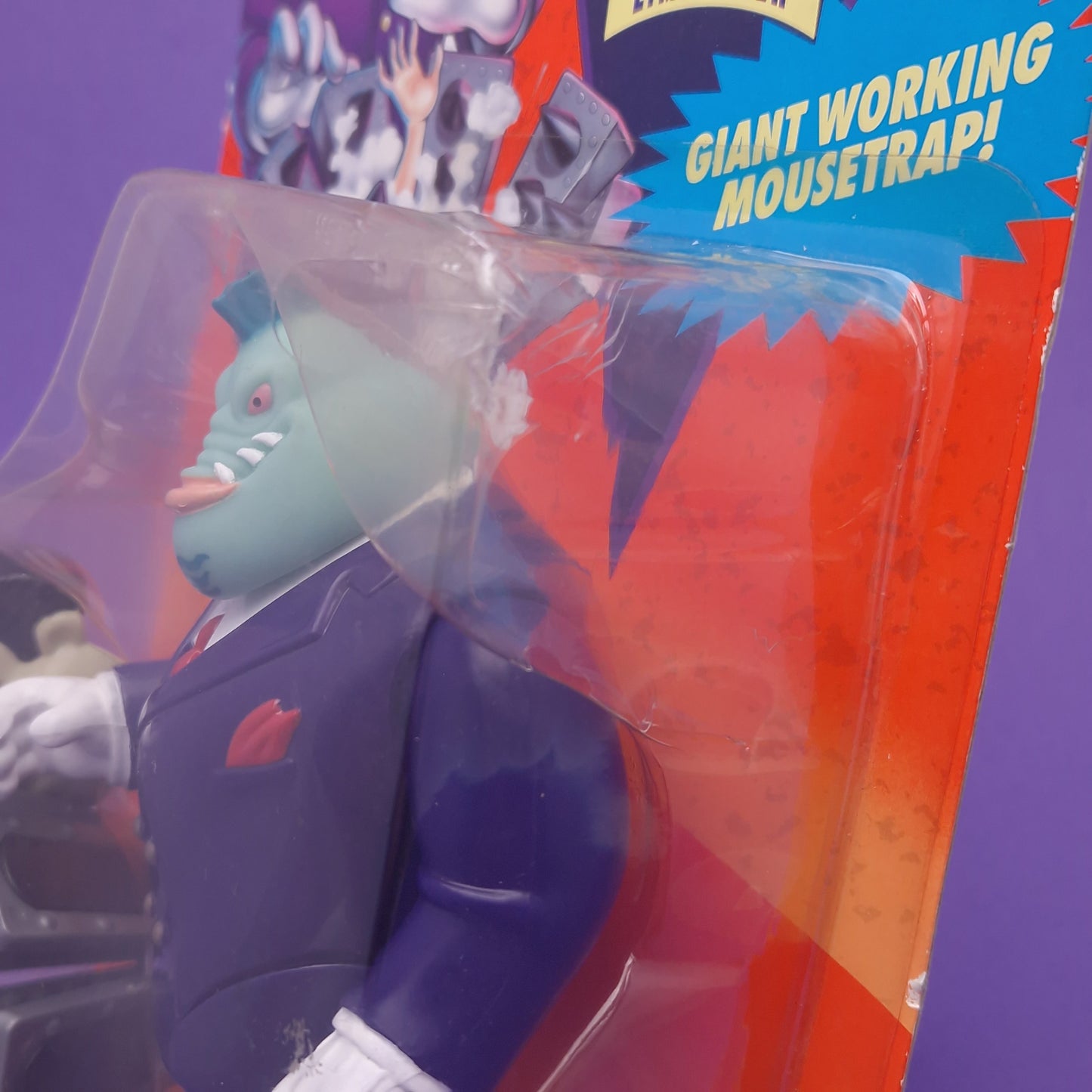 BIKER MICE FROM MARS ☆ LAWRENCE LIMBURGER Carded Action Figure ☆ Sealed Vintage 90s