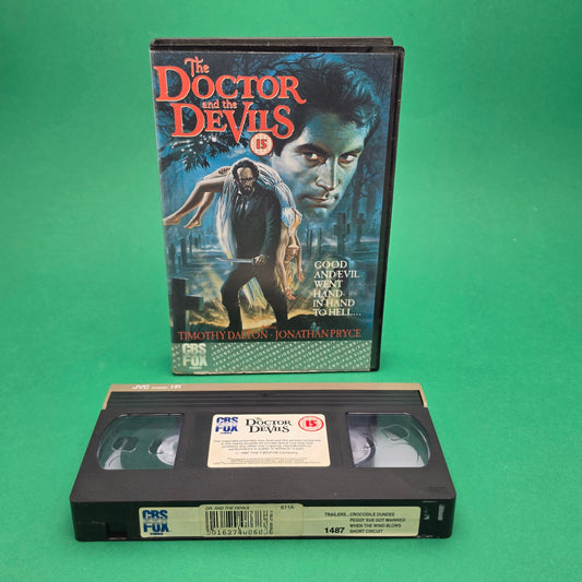 VHS Video ☆ THE DOCTOR AND THE DEVIL ☆ 15 Cert Vintage Ex Rental