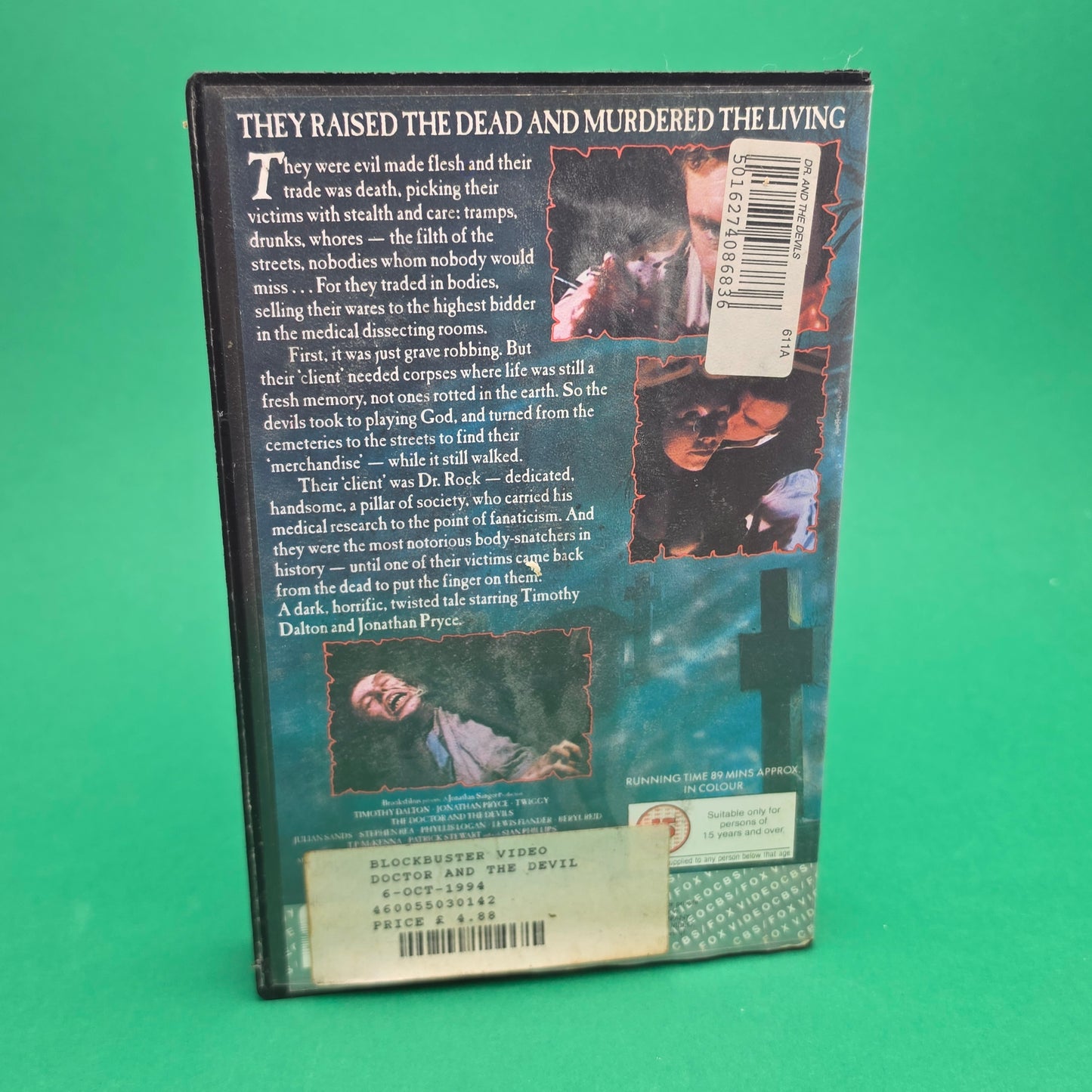 VHS Video ☆ THE DOCTOR AND THE DEVIL ☆ 15 Cert Vintage Ex Rental