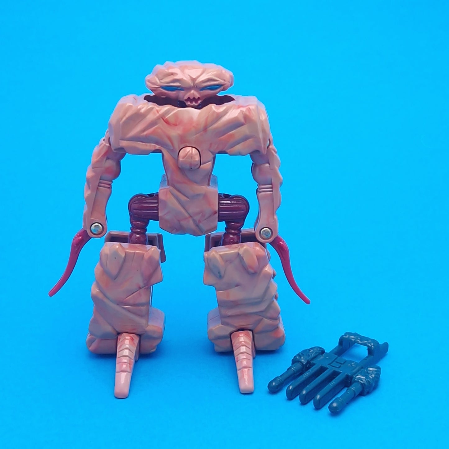 GOBOTS ROCK LORDS ☆ SABERSTONE Five Barrel Gun Action Figure ☆ Vintage Original 80s Tonka