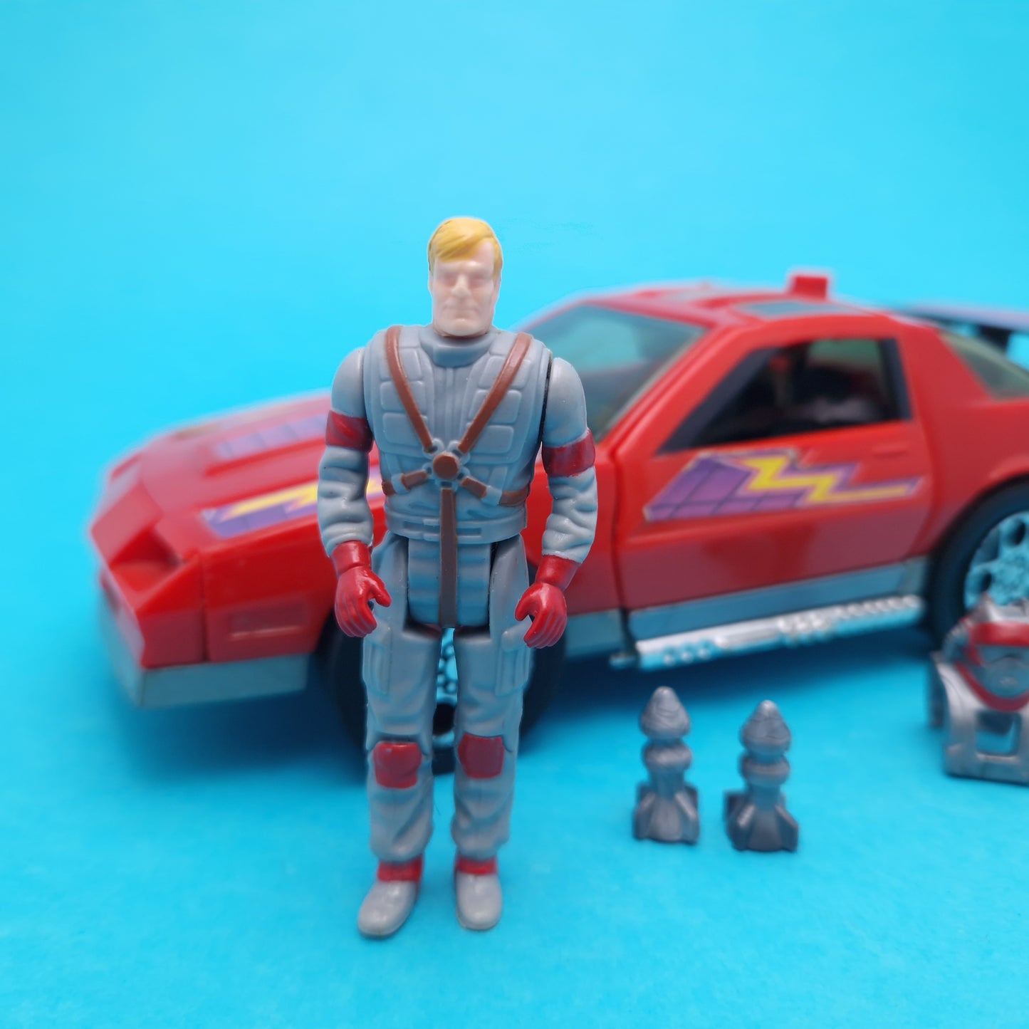 M.A.S.K ☆ MATT TRAKKER THUNDERHAWK Figure Vehicle ☆ Vintage Kenner 80s Complete