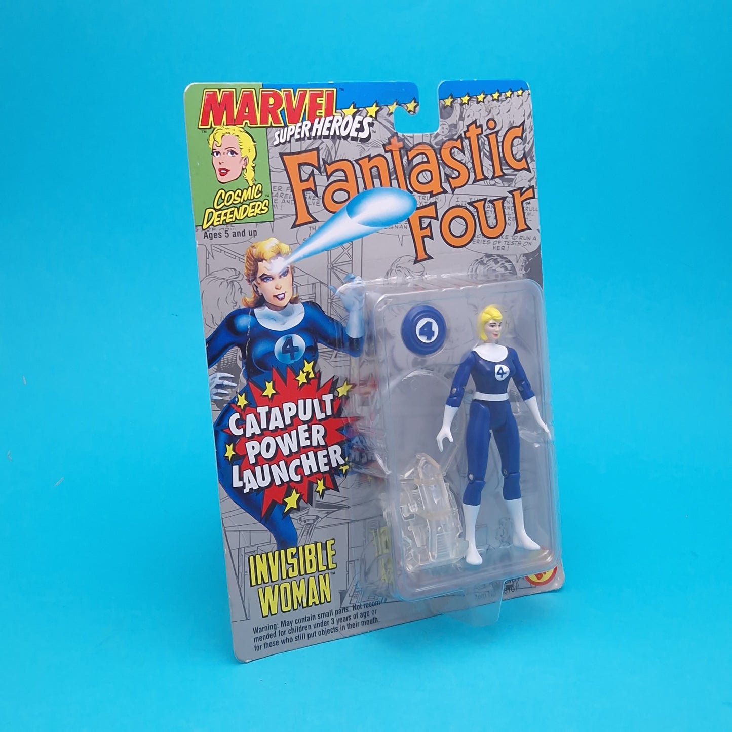 MARVEL SUPERHEROES ☆ INVISIBLE WOMAN Figure ☆ Original MOC Sealed Carded Toybiz 90s