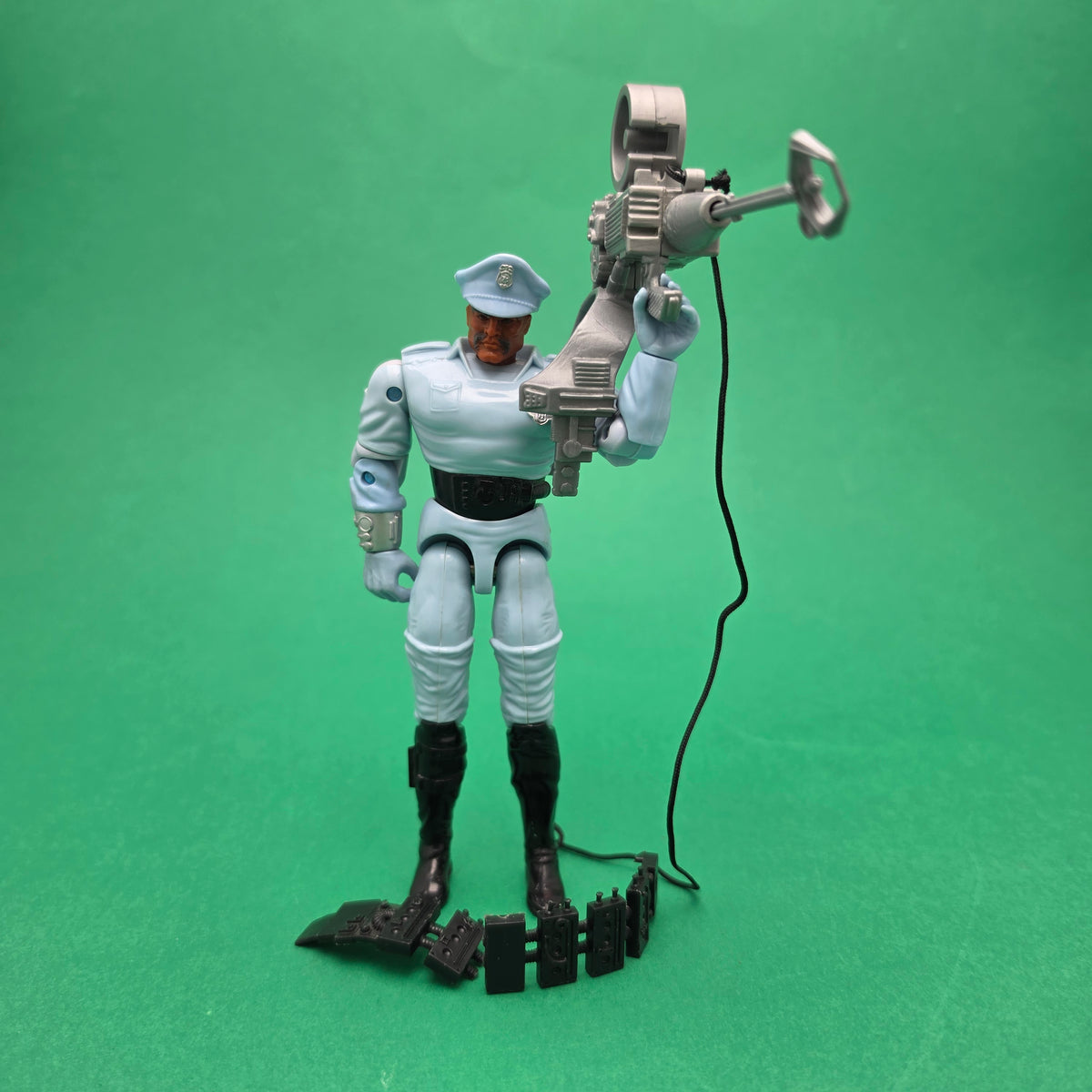 COPS N CROOKS ☆ TASER Vintage Action Figure ☆ Hasbro Loose 1988 Original